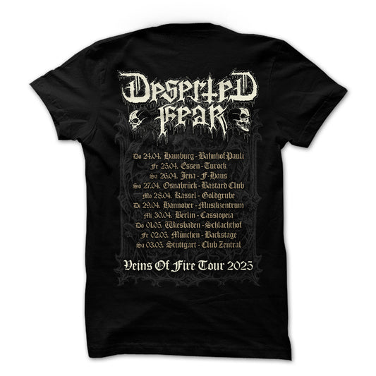 T-Shirt | Veins Of Fire Tour 2025 | Schwarz